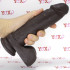 Dr Skin Fallo Realistico Africano Morbido e Flessibile 21 x 5 cm. - 0
