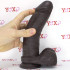 Dr Skin Fallo Realistico Africano Morbido e Flessibile 21 x 5 cm. - 2