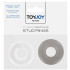 Stud Rings - 2 Anelli Fallici in Gomma Super Estensibile Trasparente e Grigio - 1