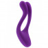 Vibratore per Coppia in Silicone Viola Ricaricabile USB 3 Motori - 1