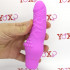 Mini vibratore realistico in silicone rosa 16,3 x 3,5 cm. - 1