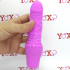 Mini vibratore realistico in silicone rosa 16,3 x 3,5 cm. - 0