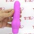 Mini vibratore realistico in silicone rosa 16,3 x 3,5 cm. - 4