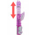 Vibratore Rabbit con Spinta Su e Giu e Testa Rotante Diam. 3,5 cm. - 2