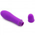 Mini Vibratore Viola in Silicone con Rilievi a Spirale 12,5 x 3 cm. - 3