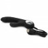 Vibratore Rabbit Nero di Lusso in Silicone 19,5 x 3,4 cm. - 3