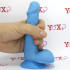 Fallo Realistico Happy Dick Azzurro 15 x 3,5 cm. - 4