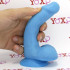 Fallo Realistico Happy Dick Azzurro 15 x 3,5 cm. - 5