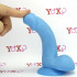 Fallo Realistico Happy Dick Azzurro 15 x 3,5 cm. - 6