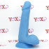 Fallo Realistico Happy Dick Azzurro 15 x 3,5 cm. - 0