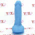 Fallo Realistico Happy Dick Azzurro 15 x 3,5 cm. - 1