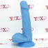 Fallo Realistico Happy Dick Azzurro 15 x 3,5 cm. - 2