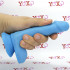 Fallo Realistico Happy Dick Azzurro 15 x 3,5 cm. - 7