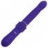 Vibratore in silicone viola con spinta e ventosa removibile ricaricabile con USB 31 x 3,7 cm. - 4