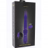 Vibratore in silicone viola con spinta e ventosa removibile ricaricabile con USB 31 x 3,7 cm. - 6