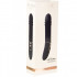 Vibratore con Spinta in silicone nero fino a 850 colpi al minuto 24,5 x 4 cm. - 1