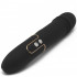 Vibratore con Spinta in silicone nero fino a 850 colpi al minuto 24,5 x 4 cm. - 2