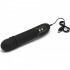 Vibratore con Spinta in silicone nero fino a 850 colpi al minuto 24,5 x 4 cm. - 4