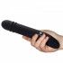 Vibratore con Spinta in silicone nero fino a 850 colpi al minuto 24,5 x 4 cm. - 5