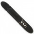 Vibratore rabbit pulsante in silicone nero fino a 850 colpi al minuto 26 x 4 cm. - 2