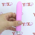 Mini vibratore in silicone rosa con pulsazione ricaricabile USB 14,5 x 2,3 cm. - 3