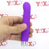 Mini vibratore Punto G in silicone viola con pulsazione ricaricabile USB 14 x 2,3 cm. - 3