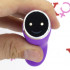 Mini vibratore Punto G in silicone viola con pulsazione ricaricabile USB 14 x 2,3 cm. - 5