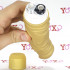 Vibratore realistico oro in silicone 20 x 4,5 cm. - 5