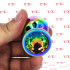 Twilight Booty Jewel M - Cuneo Anale in Metallo con Gemma Multicolore 8,2 x 3,4 cm. Multicolor - 2