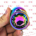 Twilight Booty Jewel L - Cuneo Anale in Metallo con Gemma Multicolore 9,5 x 4,1 cm. Multicolor - 2