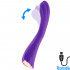 Dahlia - Vibratore Punto G Vibra e Sgrilletta 23 x 4,1 cm. in Silicone Viola Ricaricabile - 0