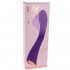 Dahlia - Vibratore Punto G Vibra e Sgrilletta 23 x 4,1 cm. in Silicone Viola Ricaricabile - 6