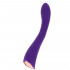 Dahlia - Vibratore Punto G Vibra e Sgrilletta 23 x 4,1 cm. in Silicone Viola Ricaricabile - 3