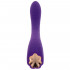 Dahlia - Vibratore Punto G Vibra e Sgrilletta 23 x 4,1 cm. in Silicone Viola Ricaricabile - 4