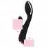 Cassia Xtra Intense - Vibratore Rabbit in Silicone 20,5 x 3,5 cm. Nero Ricaricabile con USB - 4