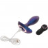 The Brave - Cuneo Anale Vibrante da Passeggio in Silicone 13 x 3,5 cm. Blu Ricaricabile con Telecomando Wireless - 3