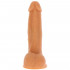 Vibratore Realistico in Silicone con Perle Rotanti 21 x 4,5 cm. color Carne con Telecomando Wireless Ricaricabile - 1