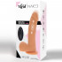 Vibratore Realistico in Silicone con Spinta a Percussione 19,5 x 4,3 cm.Telecomando Wireless Ricaricabile - 4