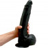 Fallo realistico gigante Taurus nero 35 x 6,9 cm. - 0