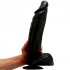 Fallo realistico gigante Goliath nero 36 x 7,6 cm. - 0