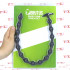 Catena Anale in Puro Silicone con 12 sfere 58,5 x 2,4 cm. Nero - 4