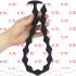 Catena Anale in Puro Silicone con 12 sfere 58,5 x 2,4 cm. Nero - 0