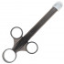 Set di 2 siringhe nere portatili per inserire lubrificanti in ano e vagina in profondità 16,5 x 1,3 cm. - 1