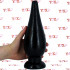 Boum 4 - Cuneo Anale Gigante 28 x 9 cm. Nero - 0