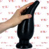 Boum 4 - Cuneo Anale Gigante 28 x 9 cm. Nero - 1