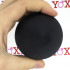 Cuneo Anale in Puro Silicone Nero da Passeggio 14,6 x 6,7 cm. - 2