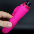 Vibratore Rabbit Fucsia in Silicone con Rilievi Stimolanti 22 x 3,5 cm. - 4