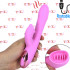 Vibratore Rabbit Rosa in Silicone Riscaldante ed Effetto Lingua 21 x 3,5 cm. - 0
