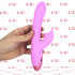 Vibratore Rabbit Rosa in Silicone Riscaldante ed Effetto Lingua 21 x 3,5 cm. - 4