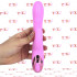 Vibratore Rabbit Rosa in Silicone Riscaldante ed Effetto Lingua 21 x 3,5 cm. - 5